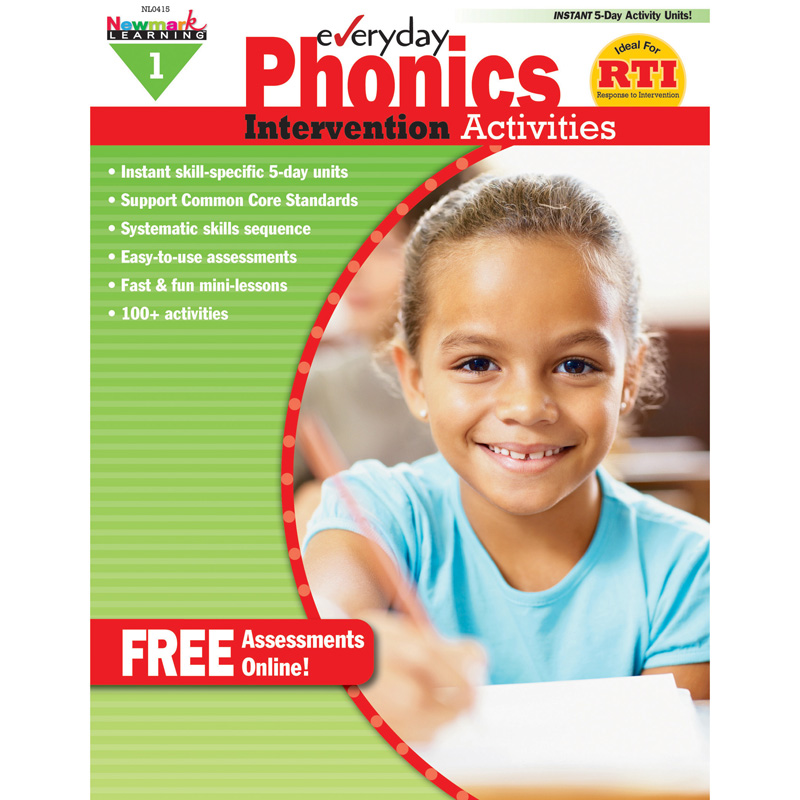 Picture of Newmark Learning NL-0415 Everyday Phonics Grade 1 Intervention Activities