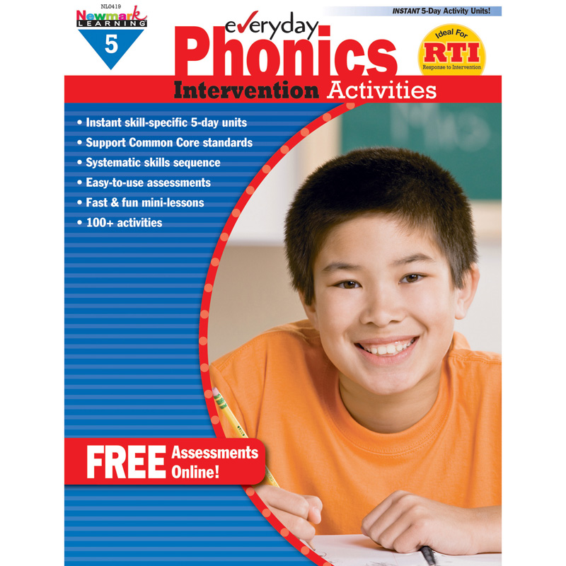 Picture of Newmark Learning NL-0419 Everyday Phonics Grade 5 Intervention Activities
