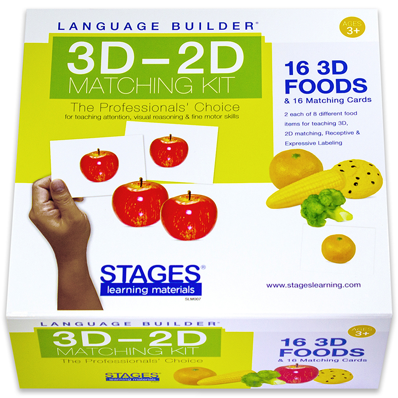 Lang Build 3D & 2D Matching Foods Kit