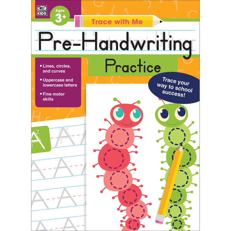 Picture of Carson Dellosa CD-705218 Pre-Handwriting Practice Activity Book