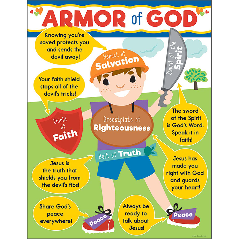 Picture of Carson Dellosa CD-114291 Armor of God Chart
