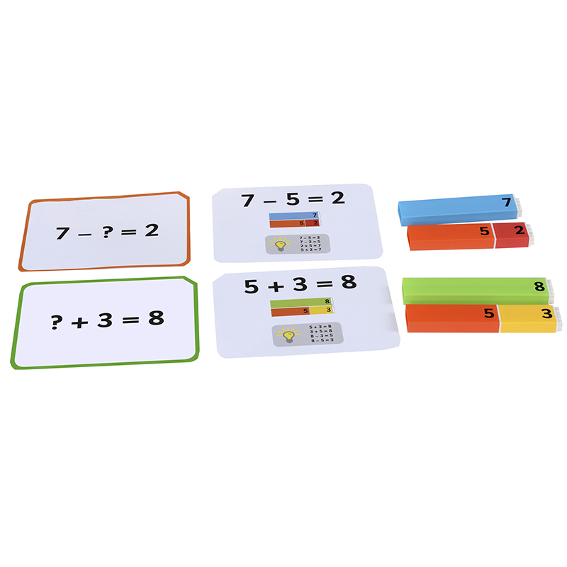 Picture of Polydron EA-311 Number Rods Work Cards - Creative Play