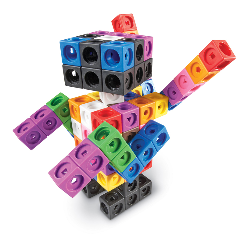 Picture of Learning Resources LER9291 0.75 x 0.75 in. Mathlink Cube Big Builders&#44; 200 Cube
