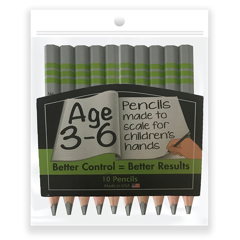 Picture of Musgrave Pencil MUSWS100410 4 in. Write Size Pencil Pack- 10 Count