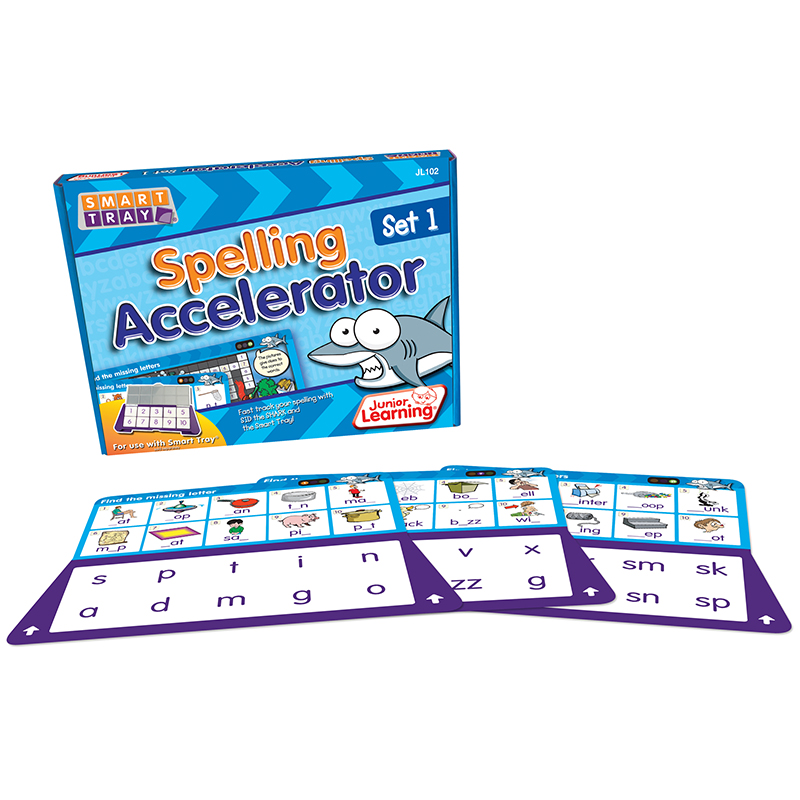 Picture of Junior Learning JRL102 Spelling Accelrtor Set 1 Smart Tray