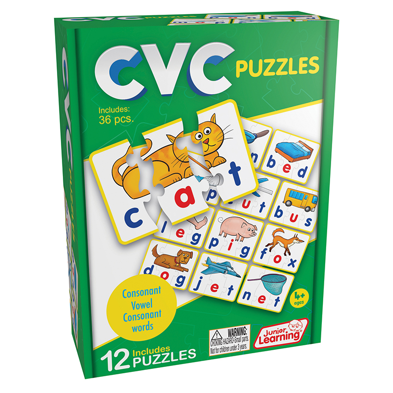 Picture of Junior Learning JRL240 CVC Self Correcting Puzzles