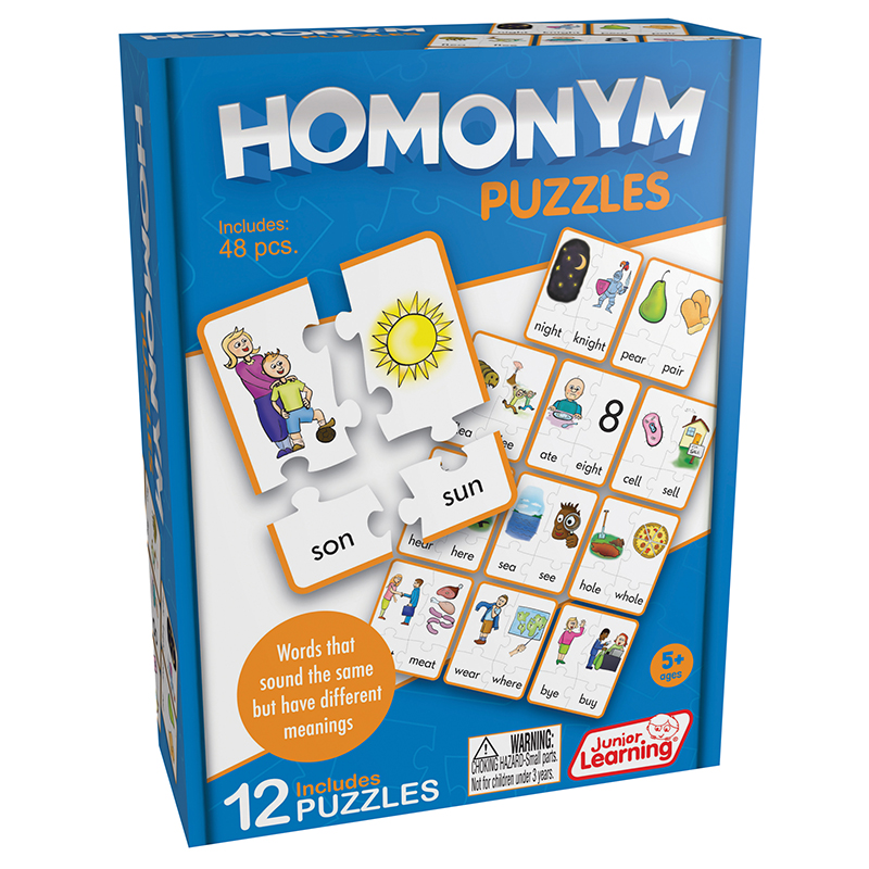 Picture of Junior Learning JRL243 Age 5 Plus&#44; Homonym Puzzles