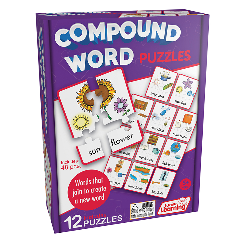 Picture of Junior Learning JRL244 Age 5 Plus&#44; Compound Puzzles