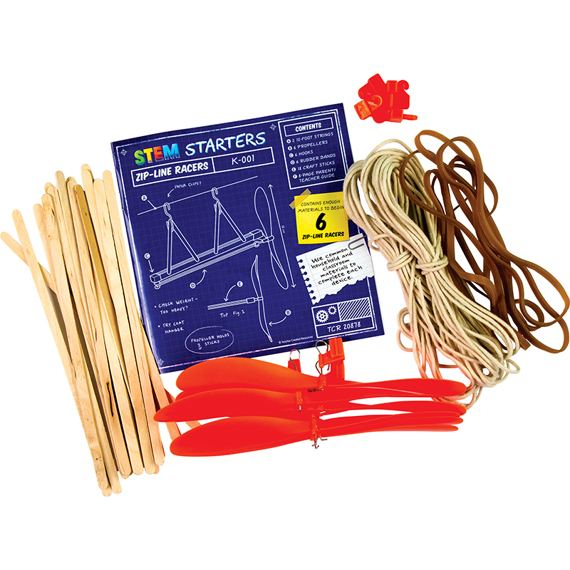 Picture of Teacher Created Resources TCR20878 Zip Line Racers Stem Starters