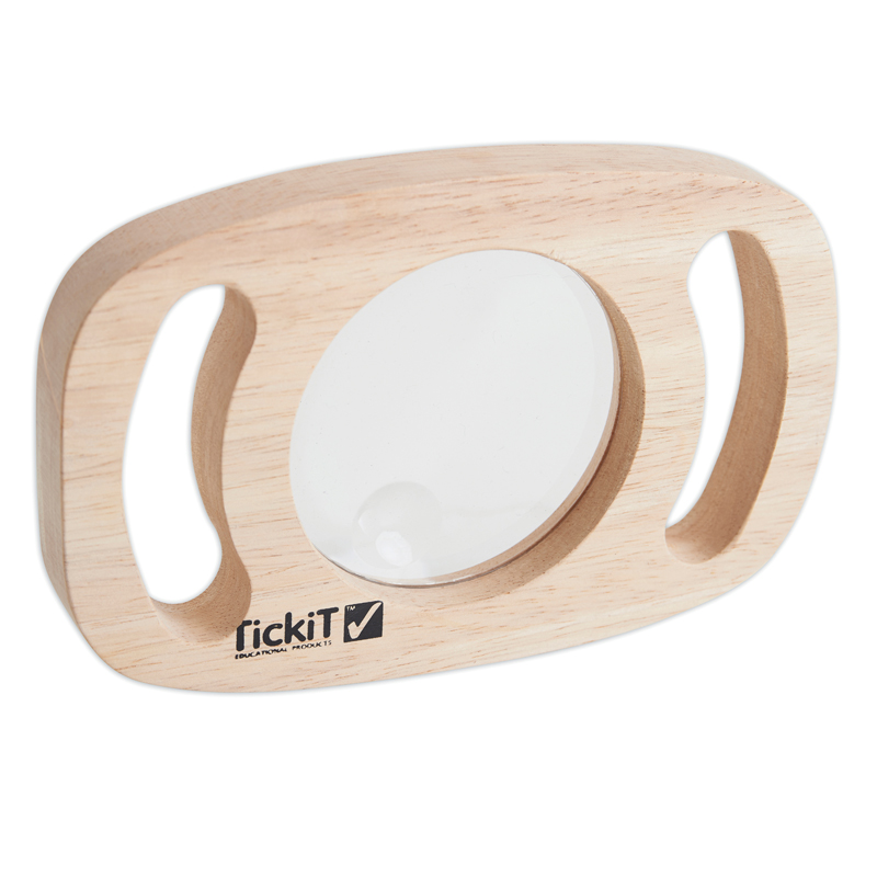 Picture of Learning Advantage CTU73363 Wood Easy Hold Magnifier