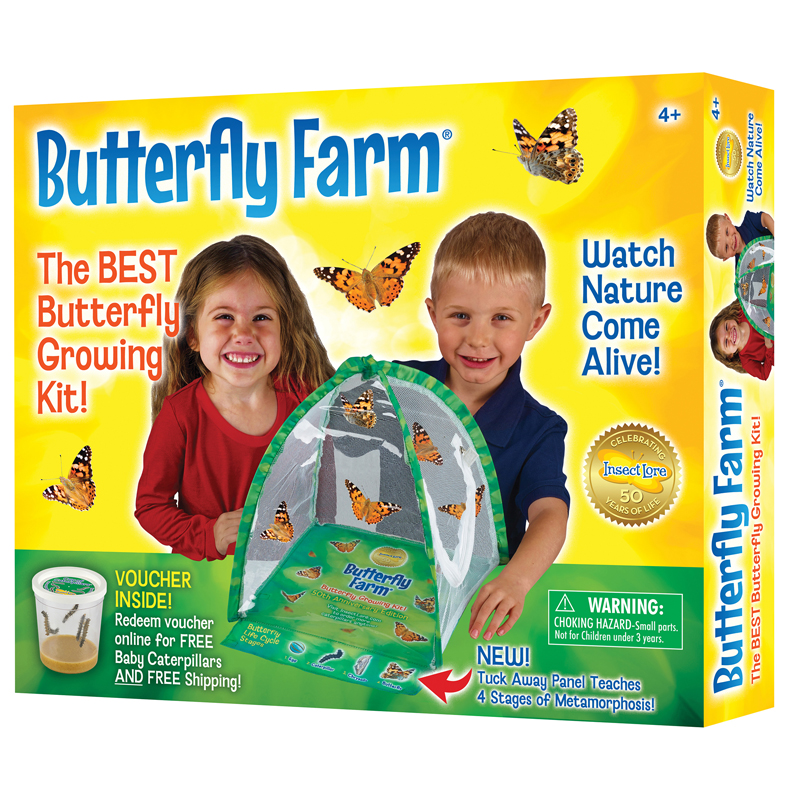 Picture of Insect Lore ILP1015 Butterfly Farm with Voucher for Free Caterpillars
