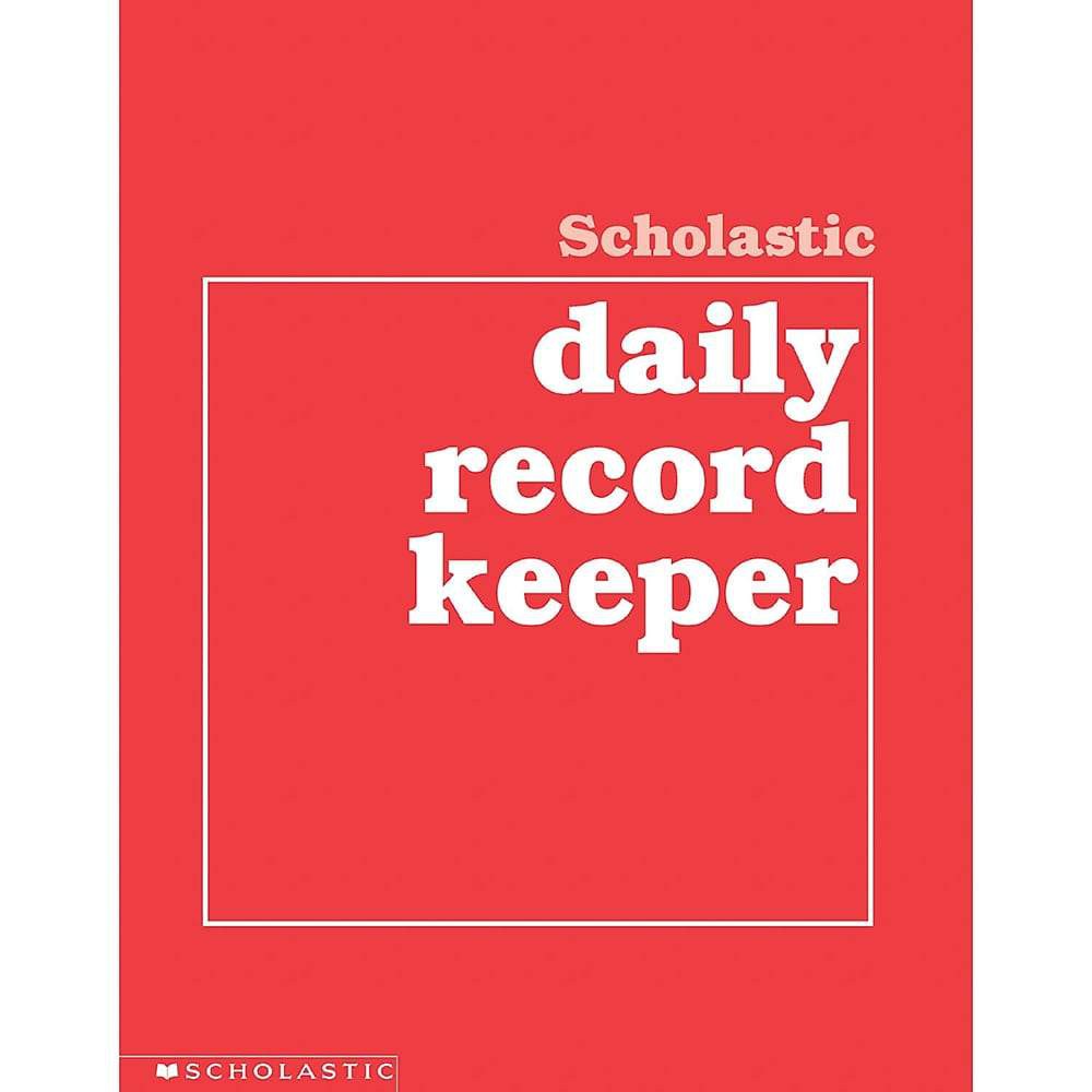 Scholastic Teaching Resources SC-0590490680-3 Scholastic Daily Record Keeper Book, Grade K8 - Pack of 3