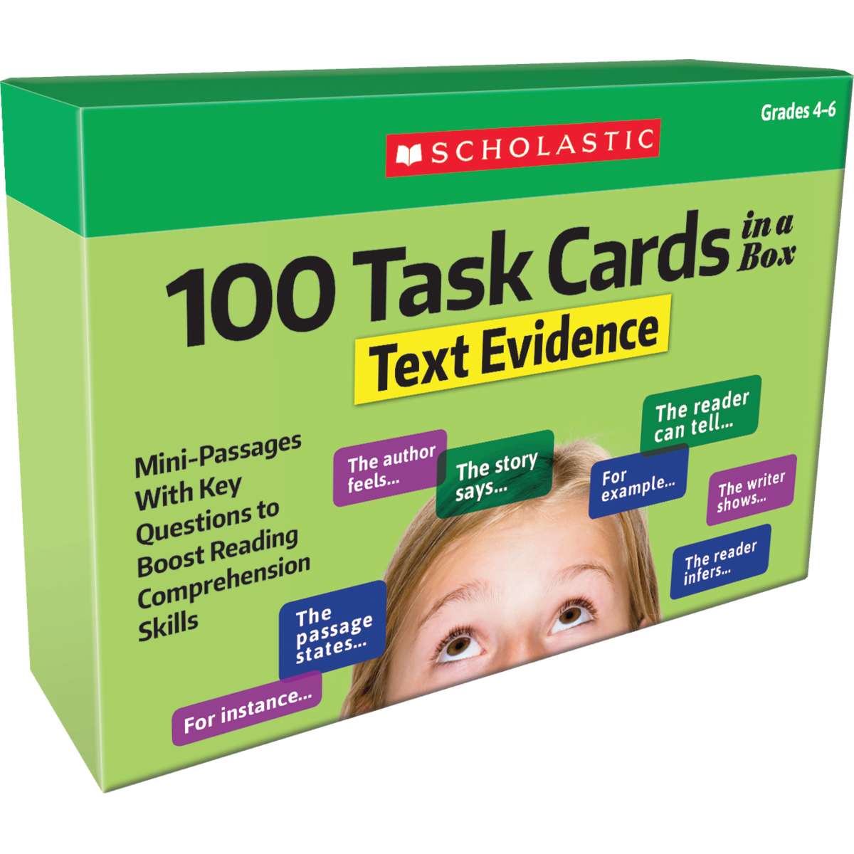 Scholastic Teaching Resources SC-855265 100 Task Cards - Text Evidence