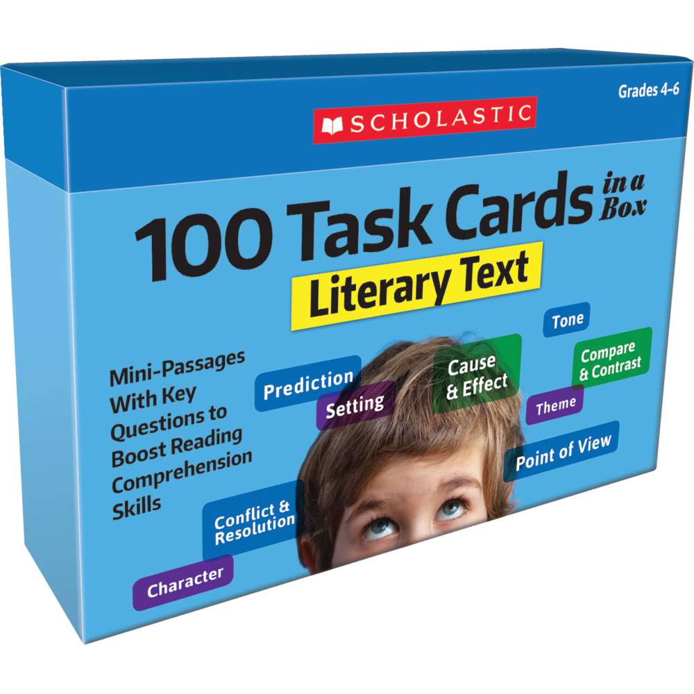Scholastic Teaching Resources SC-855266 100 Task Cards - Literary Text