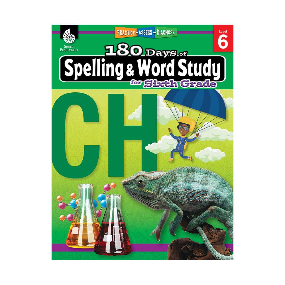 180 Days of Spelling & Word Study, Grade 6