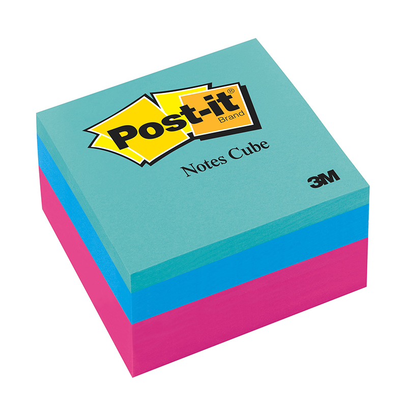 Picture of 3M MMM2027RCR-4 Post It Notes Cube Ultra&#44; 3 x 3 in. - Pack of 4