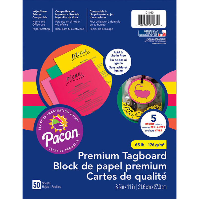 Hyper Premium Tagboard Assortment - Pack of 3