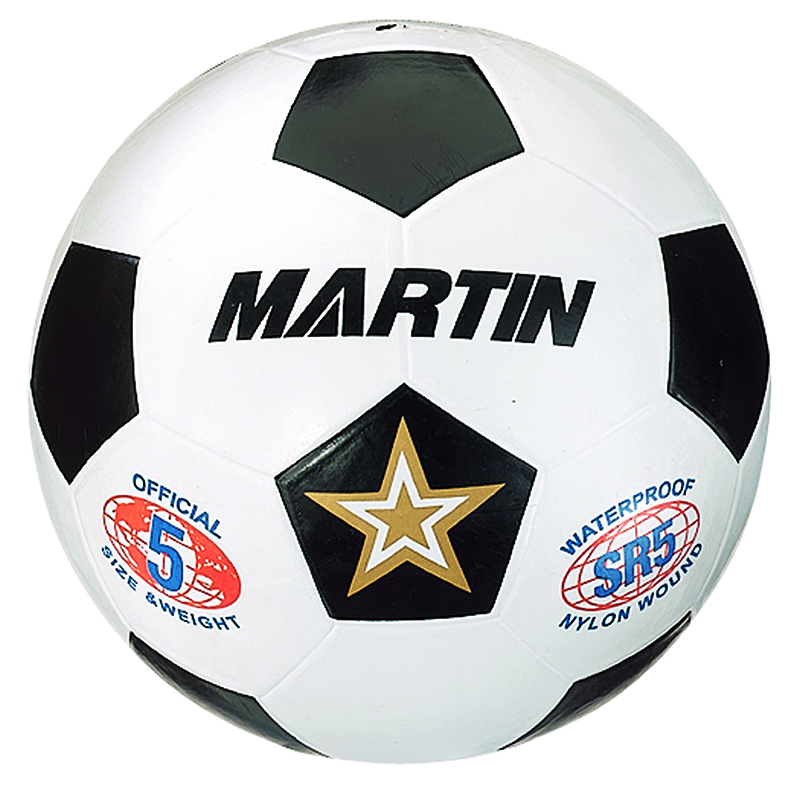 Picture of Dick Martin Sports MASSR5W-3 White Soccer Ball Rubber Nylon Wound, Size 5 - 3 Each