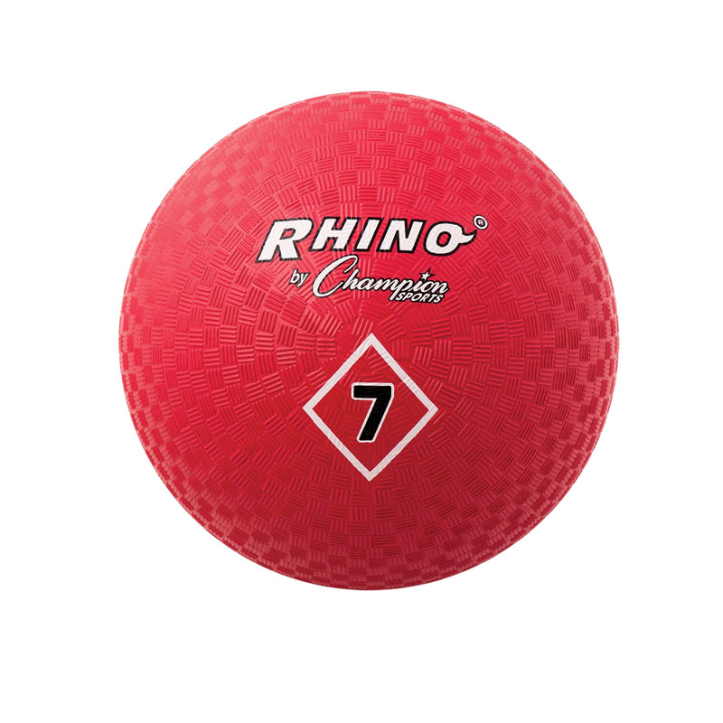 Picture of Champion Sports CHSPG7RD-3 Playground Balls Inflates, 7 in. - 3 Each