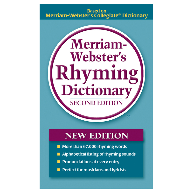 MW-8540-3 Rhyming Dictionary Paperback - 3 Each -  Merriam-Webster