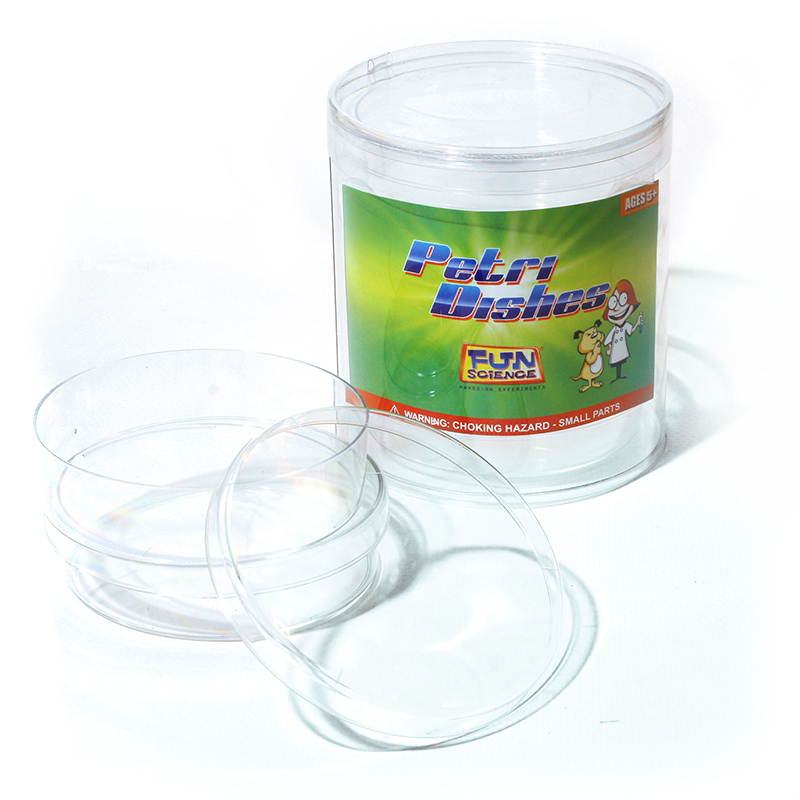Picture of Fun Science FI-PLG2-2 Petri Dishes Extra Deep - 4 Per Pack - Pack of 2