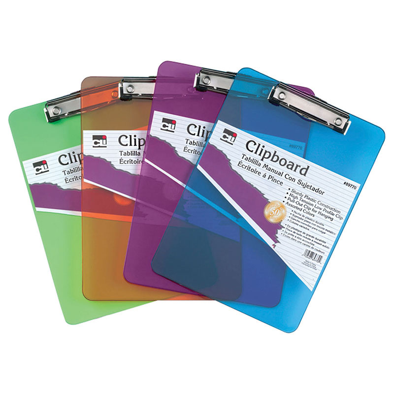 Picture of Charles Leonard CHL89770-6 Plastic Letter Clipboard - 6 Each