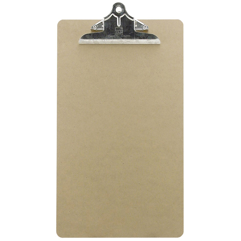 Picture of Charles Leonard CHL89244-12 Legal Size Hardwood Clipboard - 12 Each