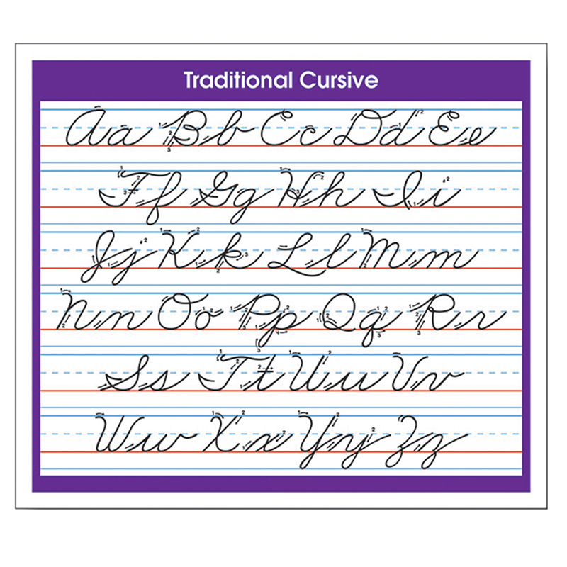 Desk Prompts Traditional Cursive - Pack of 6