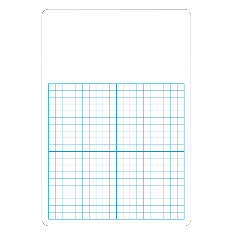 Single 0.5 in. Graph Dry Erase Board - 11 x 16 in. - 3 Each