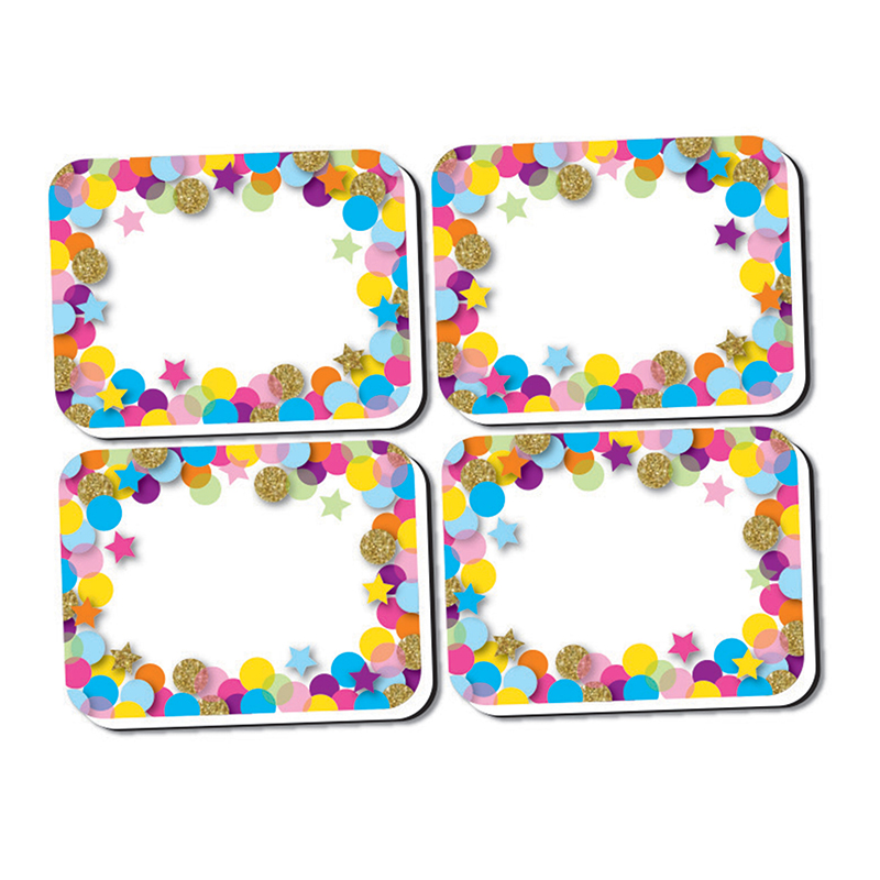 Picture of Ashley Productions ASH78008-3 Mini Erasers Confetti Pattern - 10 Per Pack - Pack of 3
