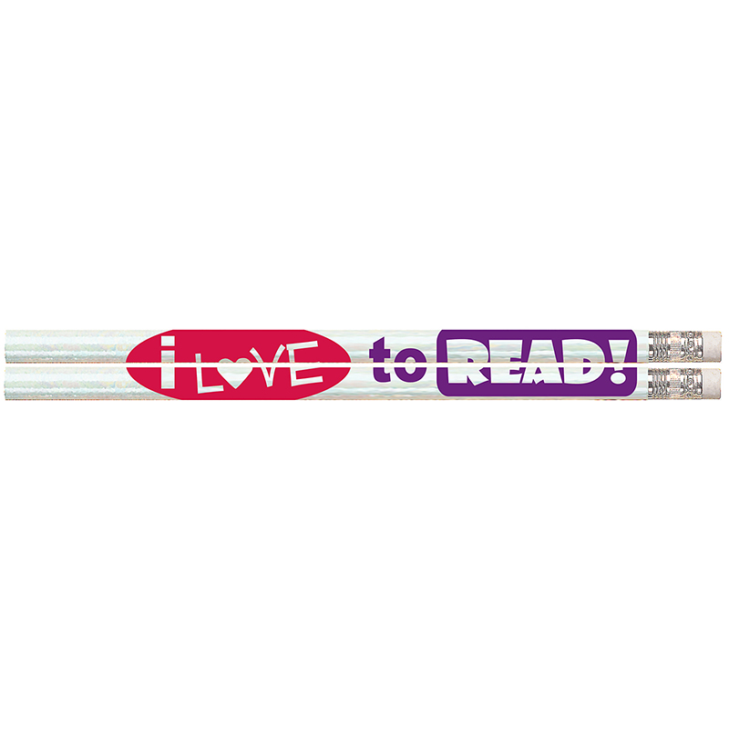 I Love To Read Pencils - 12 Dazon