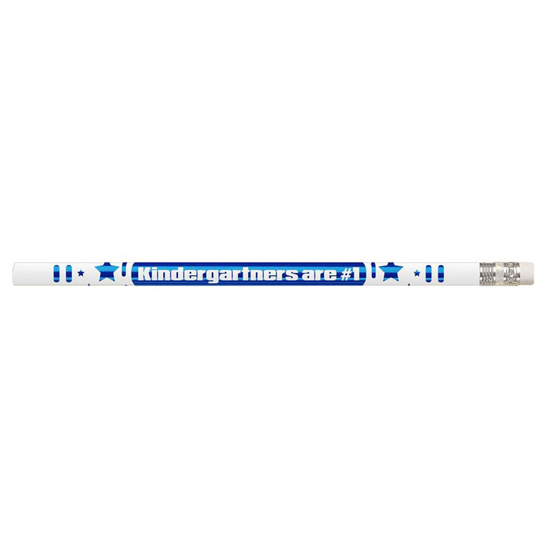 Kindergartners Are No. 1 Motivational Fun Pencils - 12 Dazon