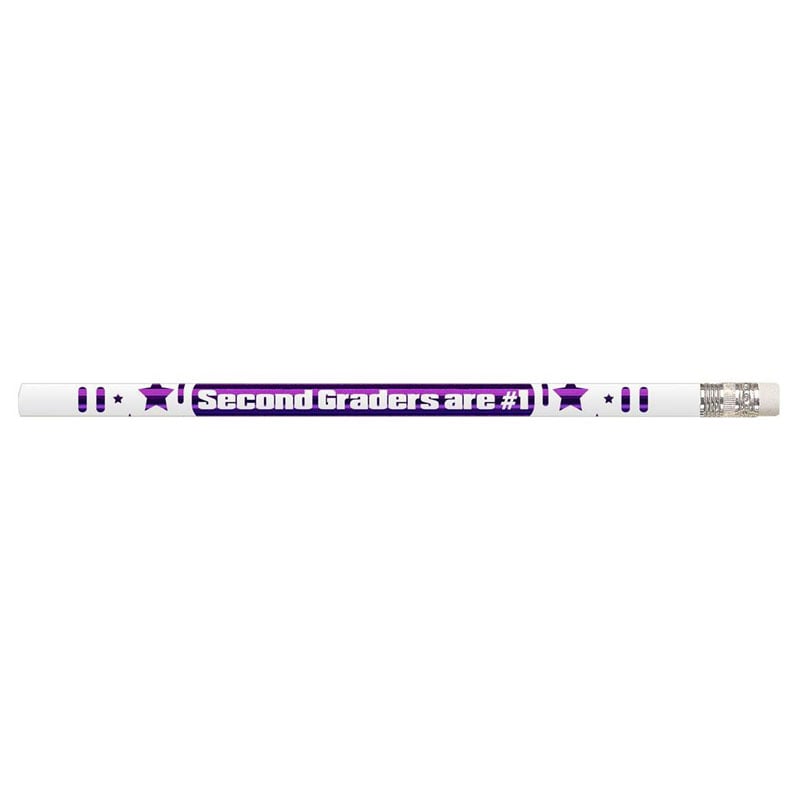 2nd Graders Are No. 1 Motivational Fun Pencils - 12 Dazon