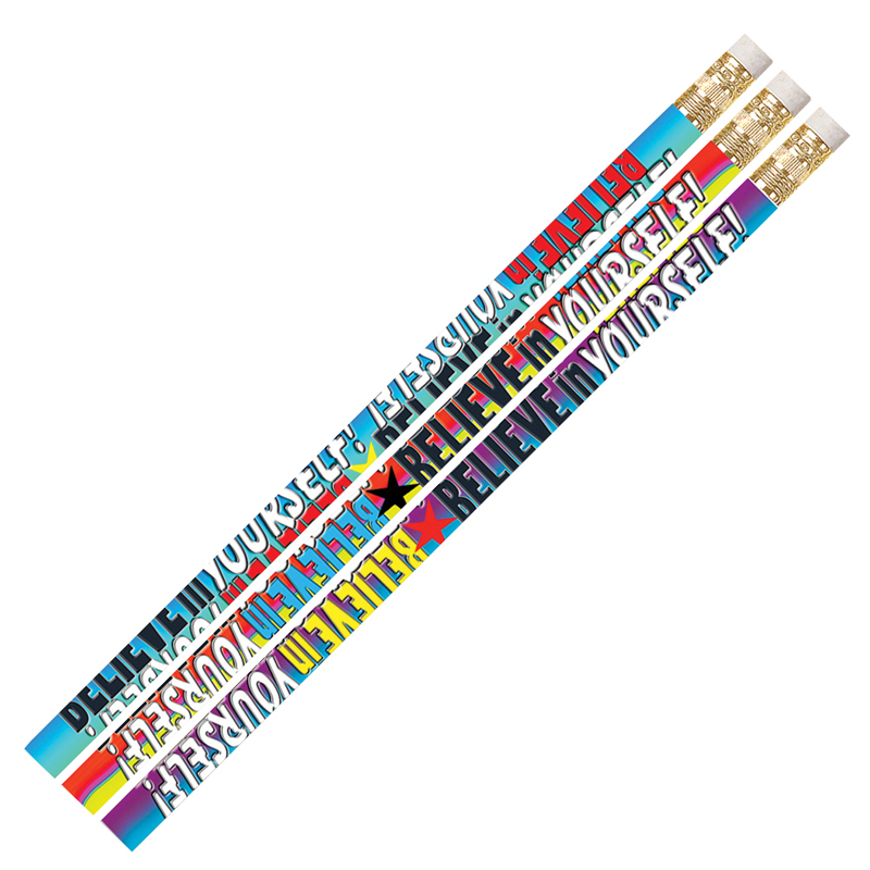 Believe In Yourself Pencil Assortment - 12 Dazon