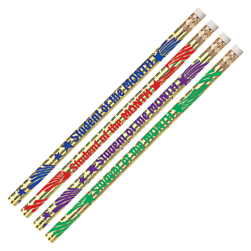 Student Of The Month Pencil - 12 Dazon