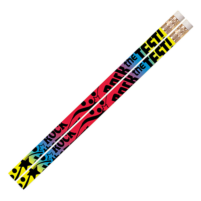 Rock The Test Pencils - 12 Dazon