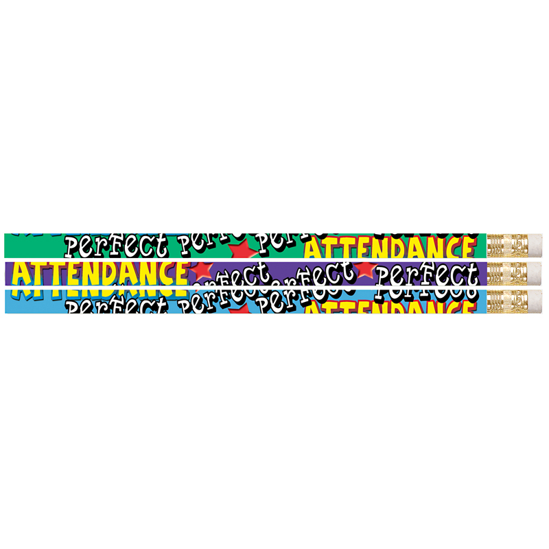 Perfect Attendance Pencil - 12 Dazon