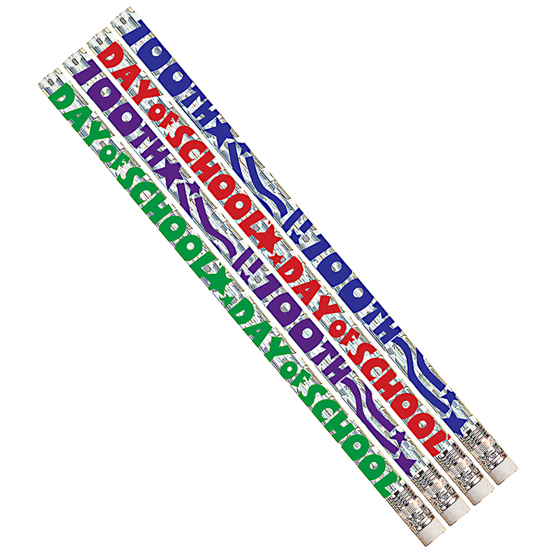 100th Day Of School Pencil - 12 Dazon