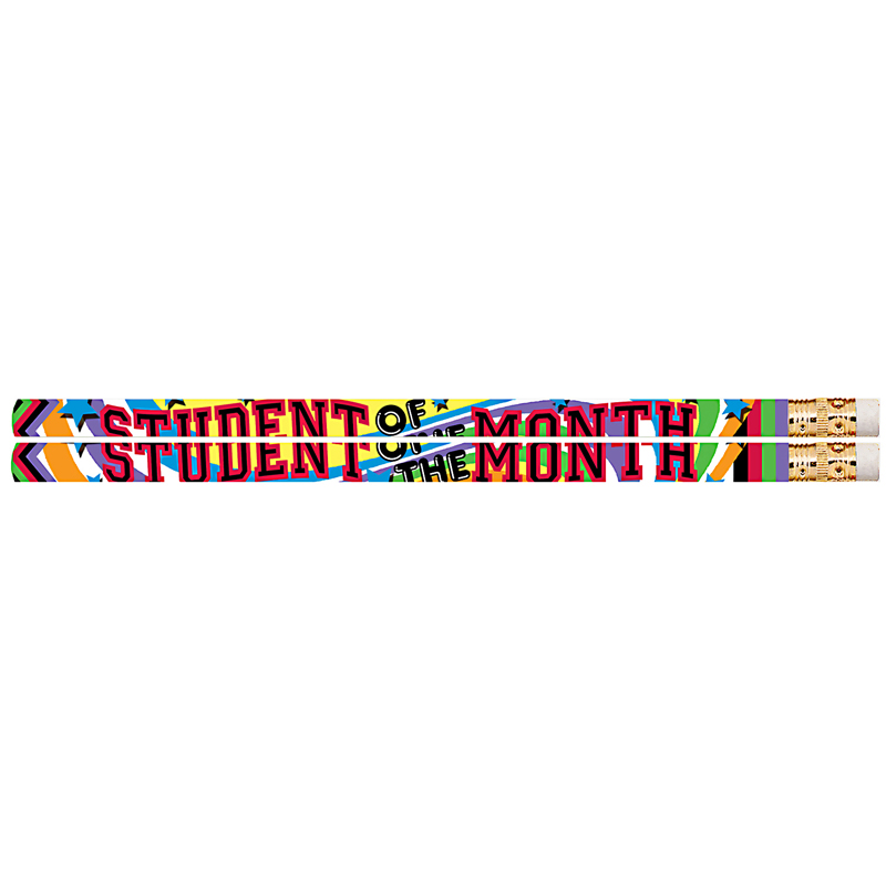 Student Of The Month Pencils - 12 Dazon