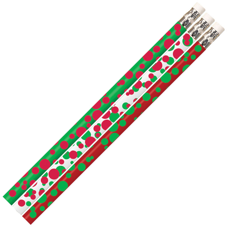 Dots Of Christmas Fun Pencil - 12 Dazon