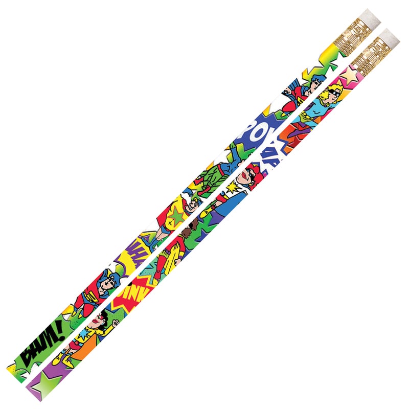 Super Duper Heroes Pencil - 12 Dazon