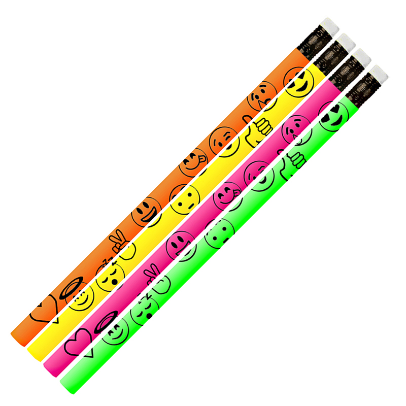 Everyday Emojis Pencil - 12 Dazon