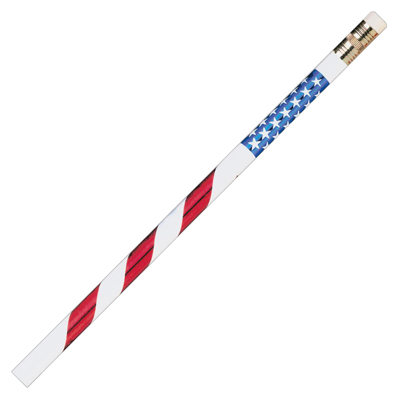 Pencils Stars & Stripes - 12 Per Pack - 12 Dozan