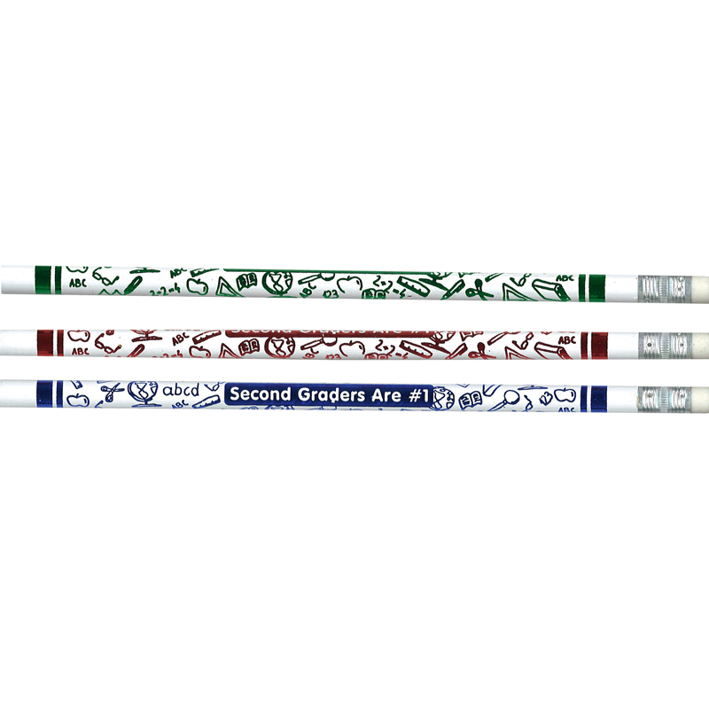 Pencils 2nd Graders Are Number 1 - 12 Per Pack - 12 Dozan