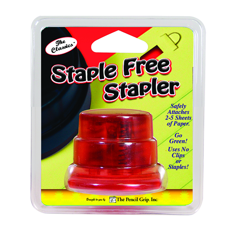 Staple Free Stapler Carded - 3 Each