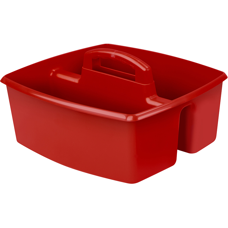 Picture of Storex Industries STX00954U06C-3 Large Caddy&#44; Red - 3 Each