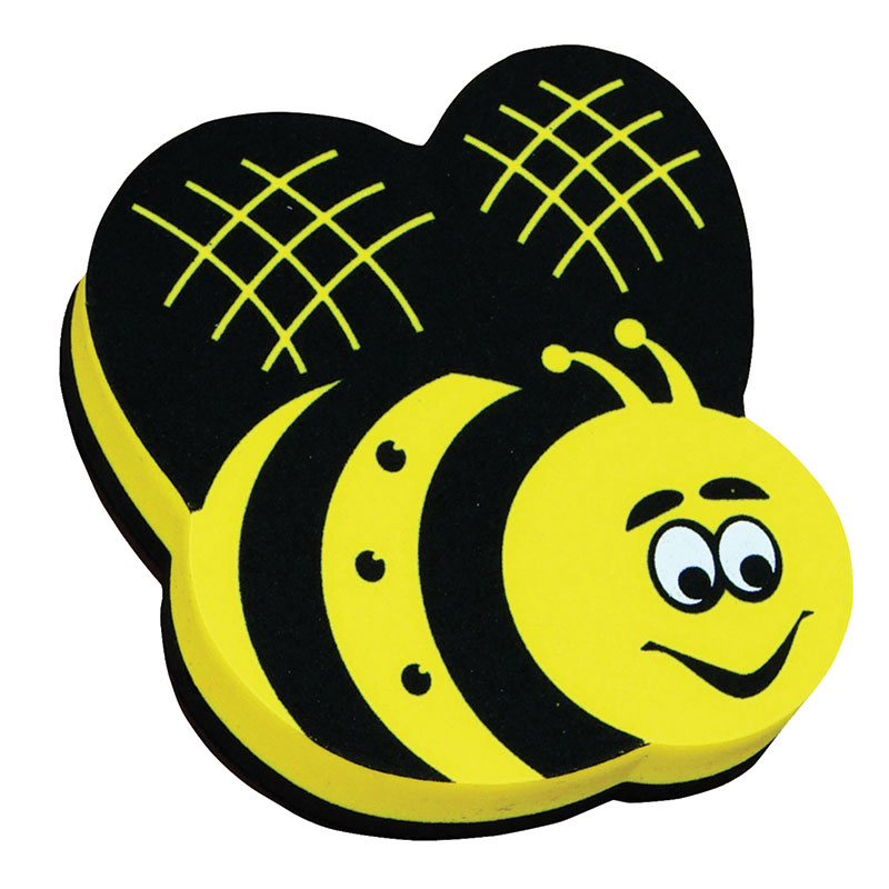 Picture of Ashley Productions ASH10019-6 Magnetic Whiteboard Eraser&#44; Bee - 6 Each