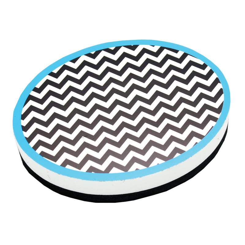 Picture of Ashley Productions ASH10047-6 Magnetic Whiteboard Eraser&#44; Chevron - 6 Each