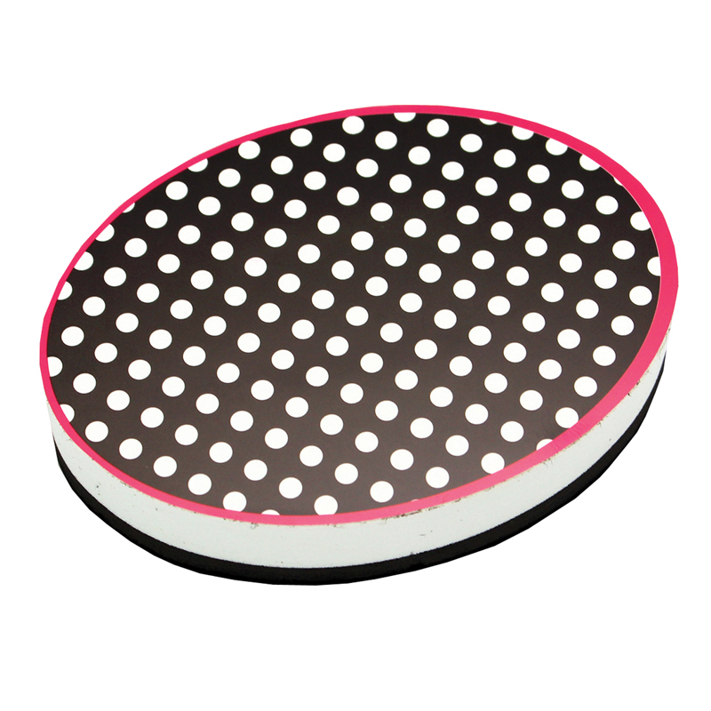 Picture of Ashley Productions ASH10048-6 Magnetic Whiteboard Eraser&#44; Black & White Dots - 6 Each