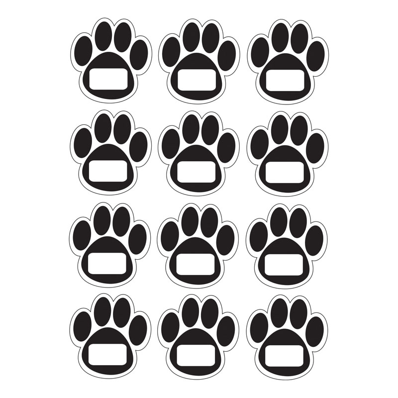 Picture of Ashley Productions ASH10104-6 Die Cut Magnets Black Paws - 6 Each